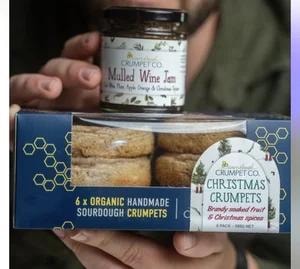 Crumpet Co. Mulled Wine Jam and Christmas Crumpets